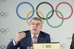 sportsdiplomati.  IOC-præsident Thomas Bach ved gårsdagens pressekonference. 