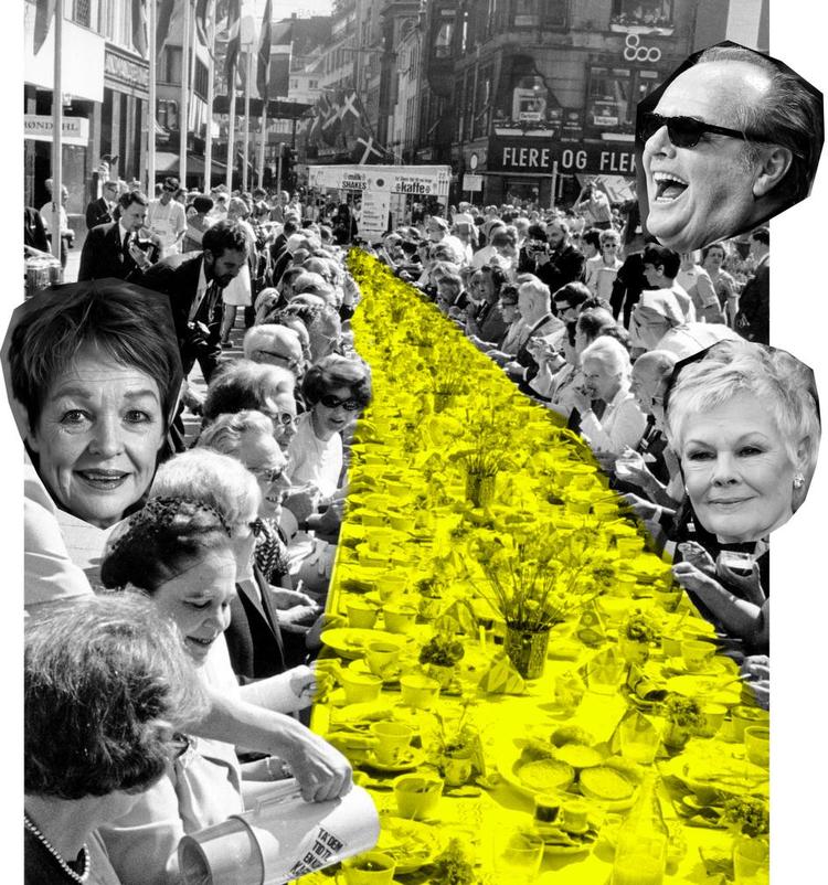 Originalfoto(arkiv): Tage Christensen, Per Folver, AP. Montage: Lise Mogensen 