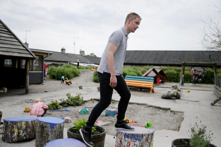 forskel. SF brændte sig på at tage regeringsansvar med S og R, men Jacob Mark anser alligevel modet til at gå i regering som noget, hvor SF skiller sig ud på venstrefløjen. Foto: Miriam Dalsgaard 