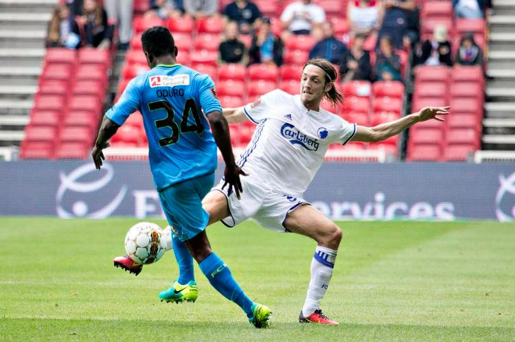 Nøglefigur. Rasmus Falk var en af de bedste på FCK's hold, der vandt 4-0. 