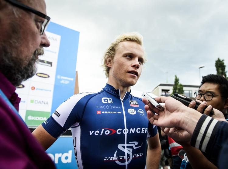 Vinder. Mads Würtz Schmidt var hurtigst af alle på enkeltstarten. 