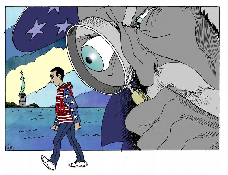 Tegning: Anne-Marie Steen Petersen. 