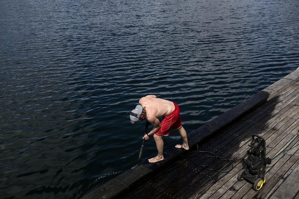 Den nye del af Sydhavnen holdes ren. 