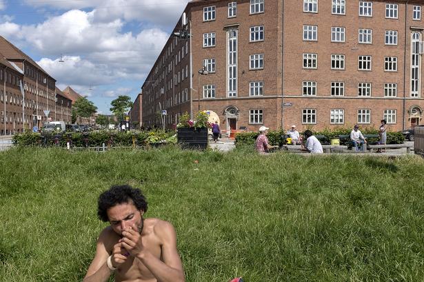 Mozarts Plads er hjertet af Sydhavnen. Her er altid folk, der hænger ud. 