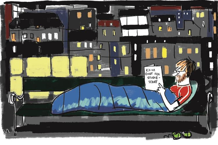 Tegning. Mette Dreyer 