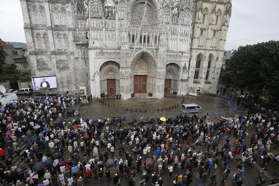 France Church Attack Funeral