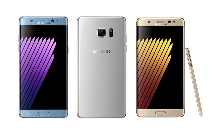 STØRRE. GALAXY Note 7 er Samsungs seneste bud på en phablet, man kan skrive på med en digital pen. Den har for første gang en iris-scanner indbygget for øge sikkerheden, når du logger ind, f.eks. i din bank-app. 