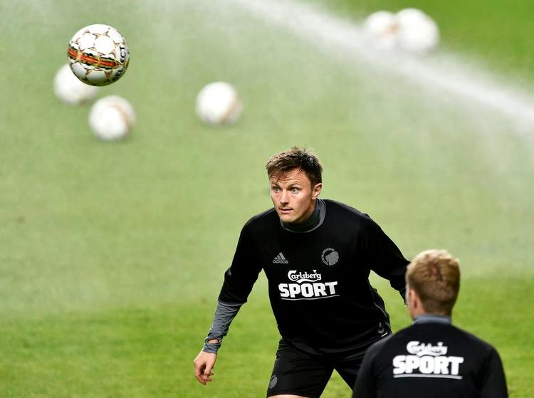 Rutine. FC Københavns William Kvist har spillet 60 europæiske kampe for klubben før aftenens opgør. 