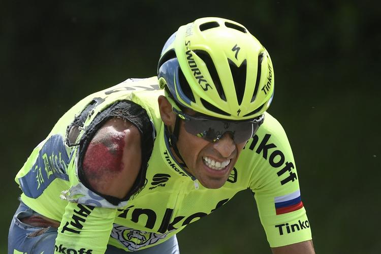 Nedtur. Alberto Contador fik en ublid medfart i årets Tour de France, men satser på revanche i Spanien Rundt. 