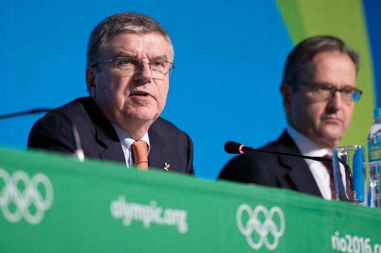 Sceneklar. IOC-præsident tog imod verdenspressen efter den 129. olympiske session. 