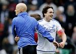 Modstand. Ståle Solbakken og Thomas Delaney kan se frem til en hård modstander i den afgørende kvalifikationskamp om at spille med i gruppespillet i Champions League. 