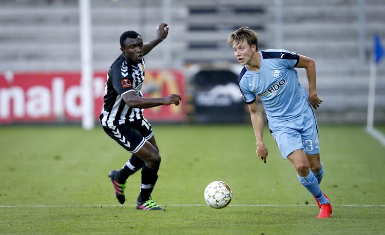 Matchvinder. Svenske Lundberg sørgede for sejren til Randers midt i 1. halvleg. 