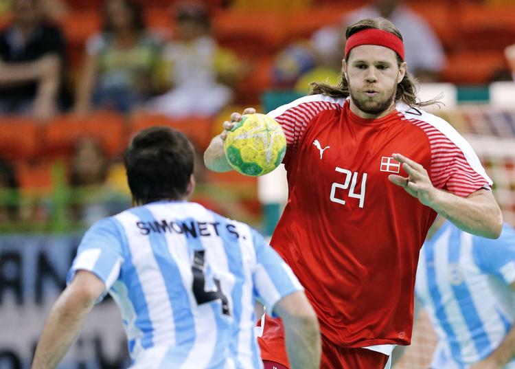 25-19. Mikkel Hansen var dirigenten i det danske spil, da Argentina blev slået i første OL-kamp. 