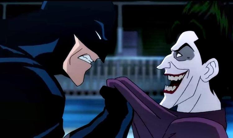 Skuffelse. Forventningerne til Batman og Jokeren indfris overhovedet ikke i den nye animationsfilm. Billede fra filmtraileren 