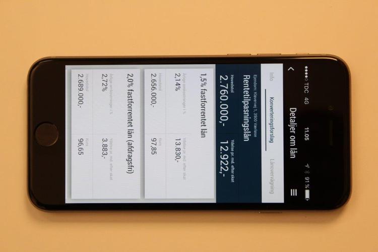 DING. Du kan spare penge. Ny app fra BRF Kredit, der er ejet af Jyske Bank, tilbyder alle boligejere besked, når de kan omlægge lånet. Beregningerne på Kløvervej er dog fiktive. 