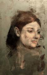 Skjult. Bag det umiddelbart synlige motiv, findes dette portræt af Degas. 