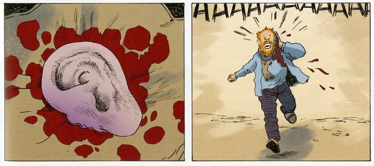 Billedberetning. Tre tegneseriekunstnere har kastet sig over van Goghs liv, og det er ikke alle, som lykkes med opgaven. Den bedste fortolkning findes i en tegneserie om malerkollegaen Paul Gaugains liv. 