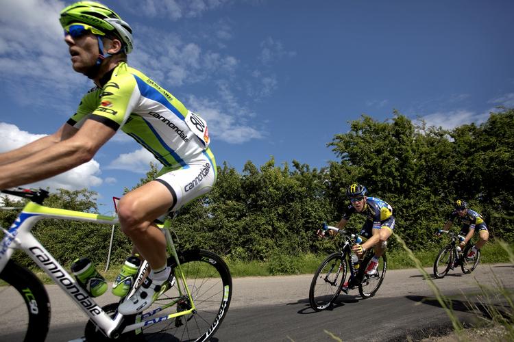 hverdag. Chris Anker Sørensen (midt) er taget direkte fra OL til Tour de i'Ain. 