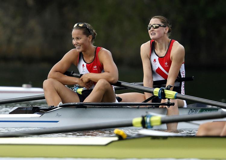 Finaleklar. Lærke Berg Rasmussen og Anne Dsane Andersen (forrest) var overbevisende i semifinalen. 
