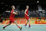 Drama. Kampen blev langt mere spændende end ventet for Carsten Mogensen Mathias Boe. 
