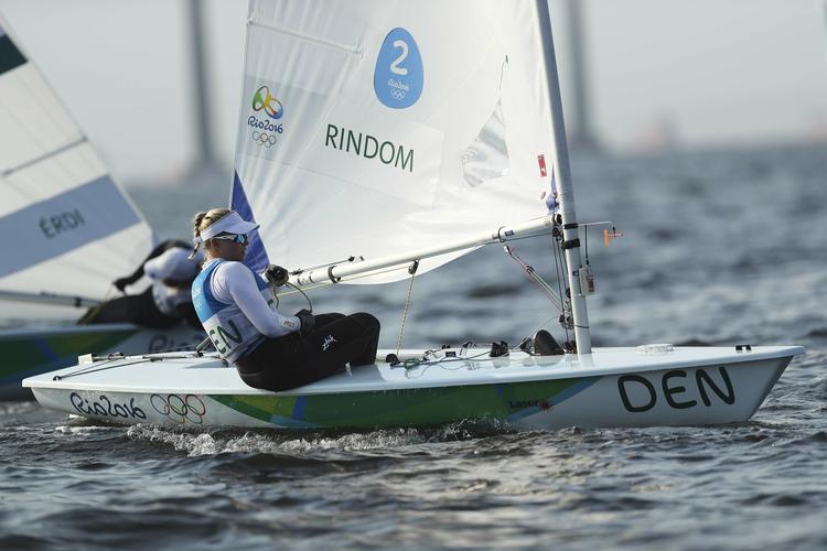 Medaljebejler. Anne-Marie Rindom ligger godt til i Laser Radial. 