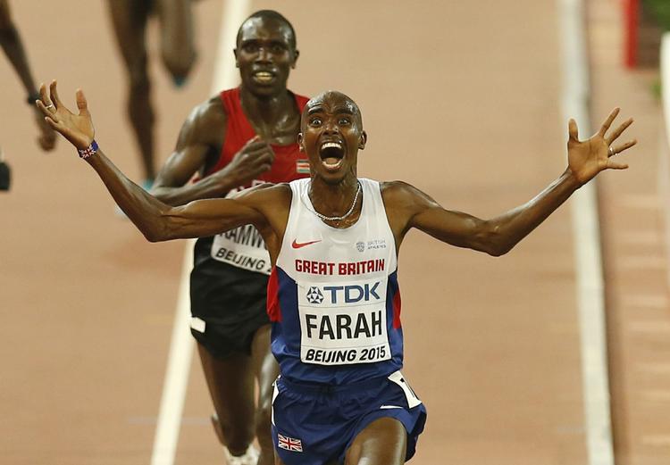 Mester. Mo Farah kan lørdag gentage sin sejr på 10.000 metetr fra OL i London. 