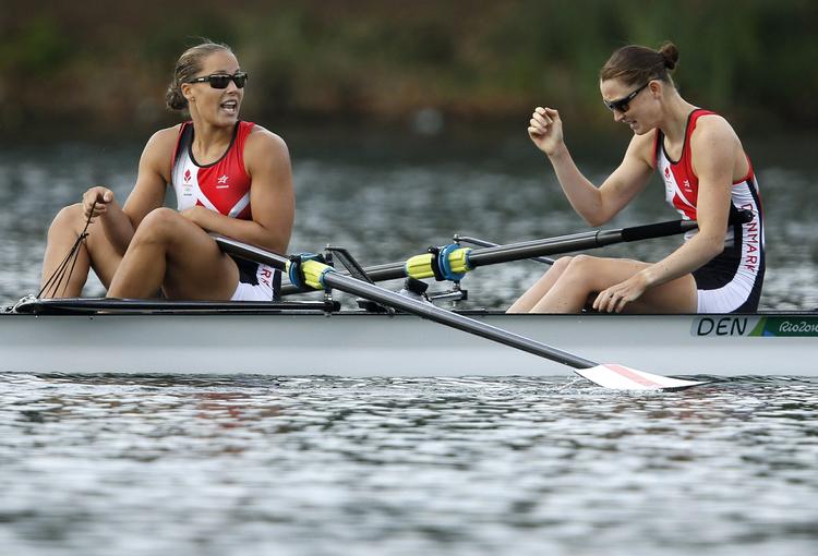 superduo. Anne Dsane Andersen og Lærke Berg Rasmussen roede sig til en flot bronnzemedalje i Roio de Janeiro som OL-debutanter. Foto: Jens Dresling 