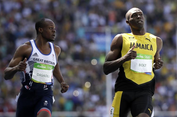 Mester. Endnu en gang kunne jamaicanske Usain Bolt (til højre) lade sig hylde som verdens hurtigste mand. 