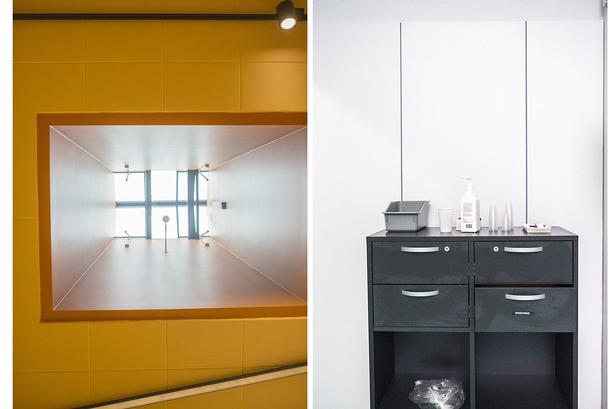 Ud over stofindtagelsesrum er der også aktivitets- og samtalerum, hvor brugerne kan tale med for eksempel psykiatrisk personale og medarbejdere fra behandlingstilbud. 