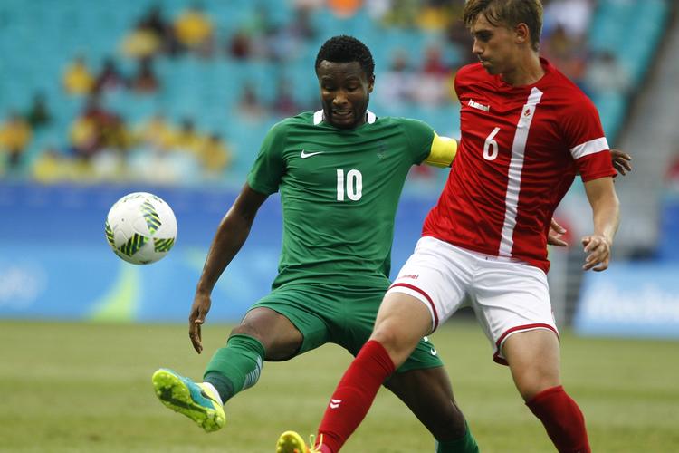 stjerne. John Obi Mikel var en af de største profiler, da Nigeria slog Andreas Maxsø og resten af danskerne i OL-kvartfinalen. 