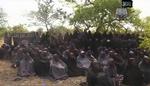 Foto fra en tidligere videoer udsendt fra Boko Haram i maj 20 2014, kort tid efter at de næsten 300 piger blev kidnappet. 