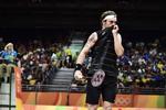 udtur. Jan Ø. Jørgensen var svært skuffet efter at have tabt til Srikanth Kidambi i ottendedelsfinalen ved OL. 