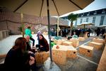 Boulebar. I første omgang er det en pop-up bar, men til oktober rykker den rigtige bar ind i det gamle Daells Varehus. 