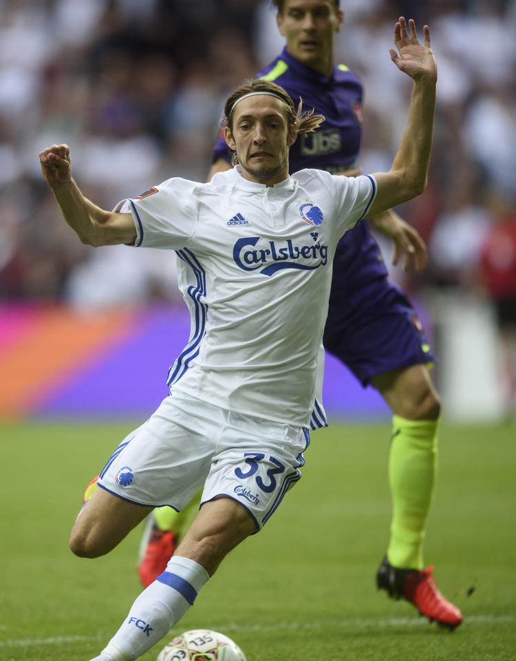 Falk. FCK-spilleren, der er skiftet fra OB, er åbnet stærkt i hovedstadsklubben. 