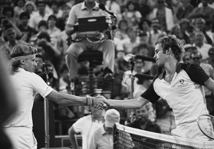 RIVALER. 'Ild og Is' blev John McEnroe og Björn borg kendt som i tennisverden. 