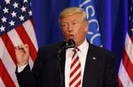 Presset. Donald Trump holdt i går valgmøde i Wisconsin. En stat,, han håber at vinde, men hvor han er bagud med 9-10 procentpoint. 