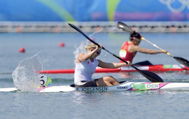 FINALEKLAR. Med næstbedste tid i sit semifinaleheat roede Emma Jørgensen sig sikkert i finalen ved OL i Rio de Janeiro. 