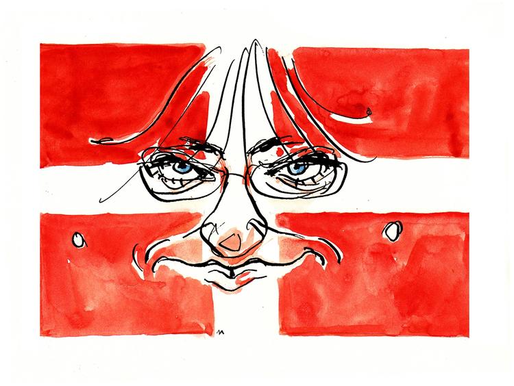 Tegning. Mette Dreyer 