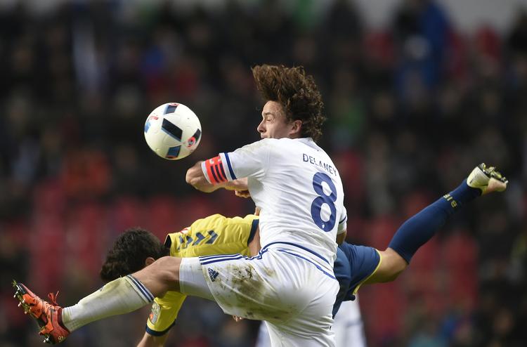 Stærk. Thomas Delaney er en fysisk veludviklet spiller og hans mentale side er lige så stærk. 