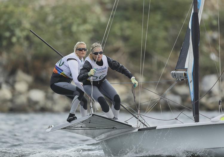 DRAMA. Som OL-debutanter er JenaMai Hansen (tv.) og Katja Salskov-Iversen sikre på at blive blandt de fire bedste. 