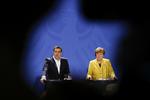 KRAV. Alexis Tsipras vil have tyskerne til at betale sin krigsgæld. Det afviser den tysker regering, der ledes af Angela Merkel. 