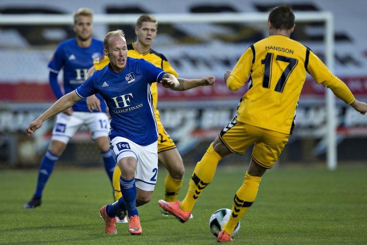2-1. Horsens var under pres af Lyngby i anden halvleg, men hentede en sen sejr. 