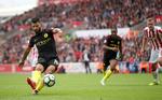dobbelt. Sergio Aguero brændte to straffespark i Manchester Citys seneste kamp. Lørdag sparkede han igen - og scorede - mod Stoke. 