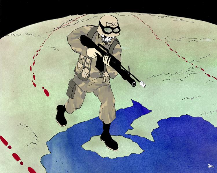 Tegning. Anne-Marie Steen Petersen 