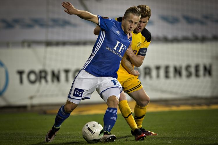 Oppe. De blåblusede fra Lyngby har fået en fin sportslig start i Superligaen med 8 point. 