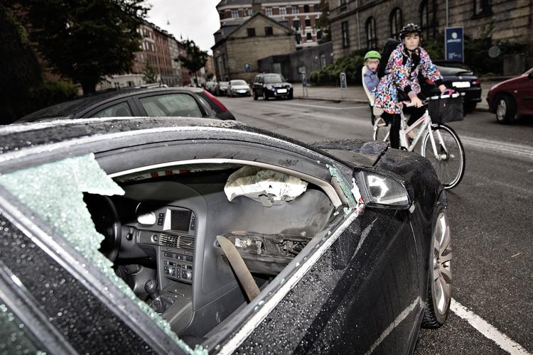 seneste. Den seneste afbrændte bil blev antændt på Baldersgade på Nørrebro natten til tirsdag. 