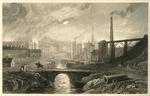 Forurening. Sådan så kunstneren Henry Gastineau jernværker i aktion i det sydlige Wales omkring 1820. Røg og CO2 pumper mod himlen, den globale opvarmning er godt i gang. 