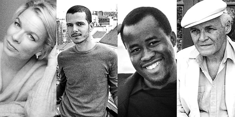 LITTERATURFESTIVAL På Louisiana Literature i Humlebæk kunne man blandt de internationale forfattere opleve (fra venste) Linn Ullmann, Abdellah Taïa, Chigozie Obioma og Carl-Henning Wijkmark 