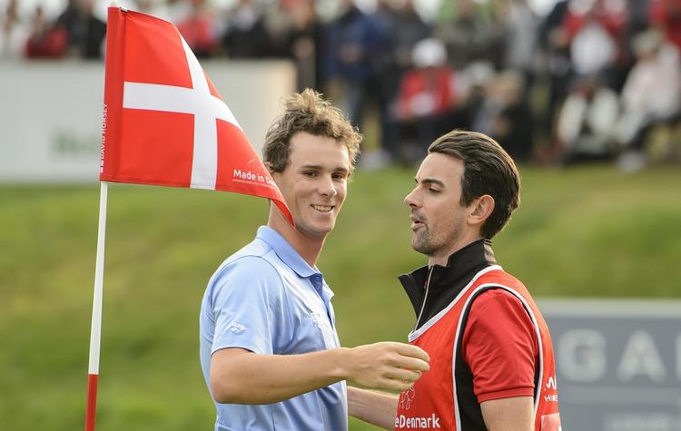 belgisk. Thomas Pieters afslutter 18. hul med en birdie og vinder 'Made In Denmark'. 