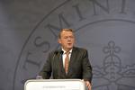 2025. På et pressemøde i statsministeriet har Lars Løkke Rasmussen (V) her til formiddag præsenteret regeringens udspil til en 2025-plan. 